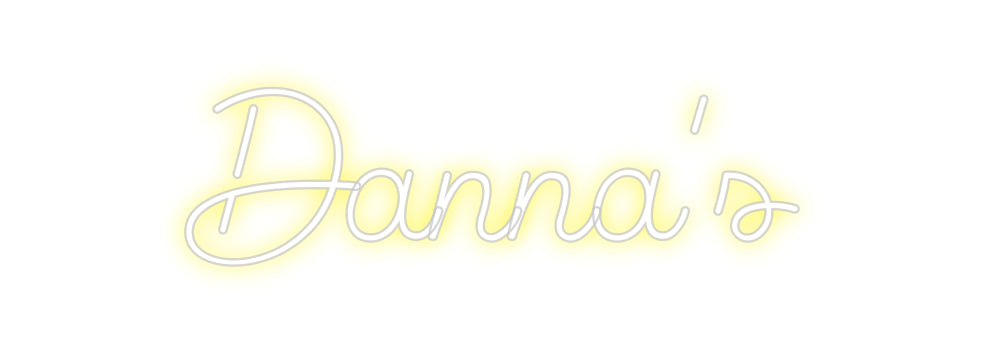 Custom Neon Sign Online Editor Danna's