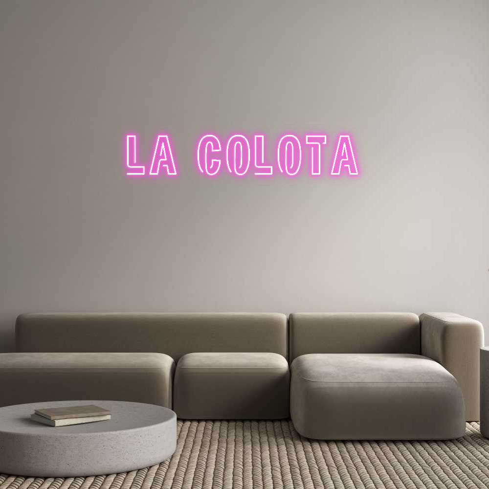Custom Neon Sign Online Editor La colota