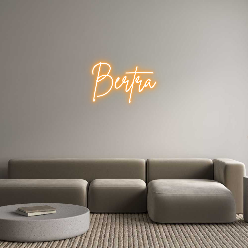Custom Neon Sign Online Editor Bertra