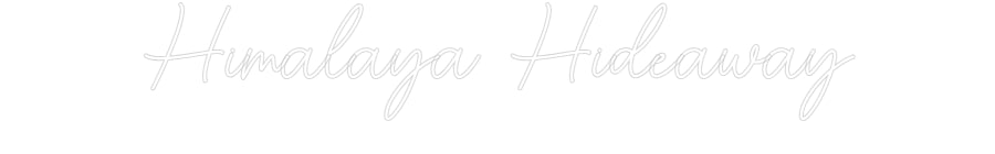 Custom Neon Sign Online Editor Himalaya Hide...