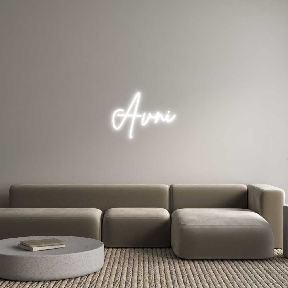Custom Neon Sign Online Editor Avni