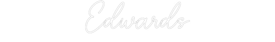 Custom Neon Sign Online Editor Edwards