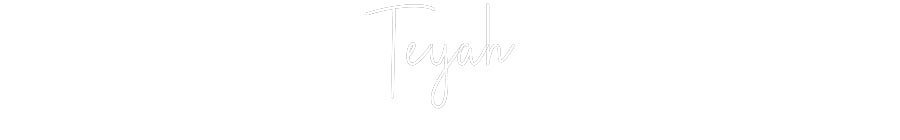Custom Neon Sign Online Editor Teyah