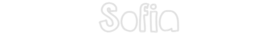 Custom Neon Sign Online Editor Sofia