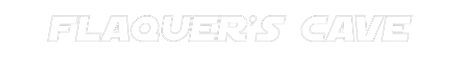 Editor online di insegne al neon personalizzate Flaquer's Cave