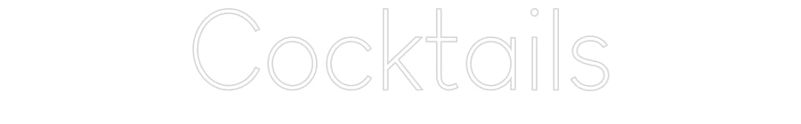 Cocktail personalizzati per l'editor online di insegne al neon