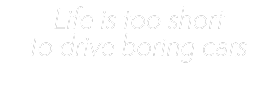 Custom Neon Sign Online Editor Life is too s...