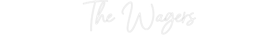 Custom Neon Sign Online Editor The Wagers