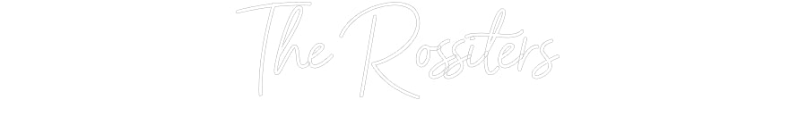 Custom Neon Sign Online Editor The Rossiters
