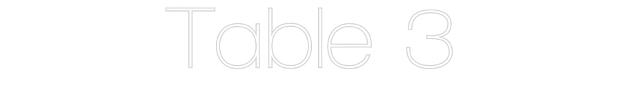Custom Neon Sign Online Editor Table 3