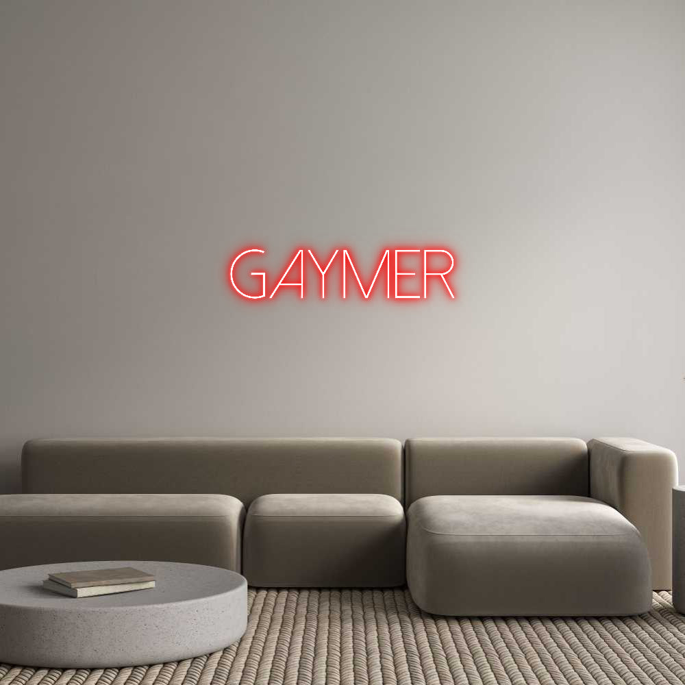 Custom Neon Sign Online Editor Gaymer