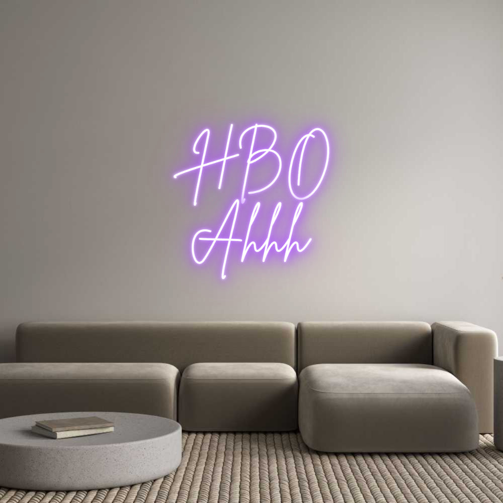 Custom Neon Sign Online Editor HBO
Ahhh