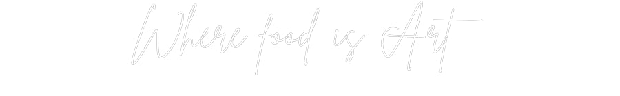 Custom Neon Sign Online Editor Where food is...