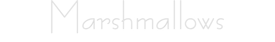 Custom Neon Sign Online Editor Marshmallows