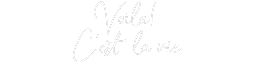 Custom Neon Sign Online Editor Voilà! 
C'es...