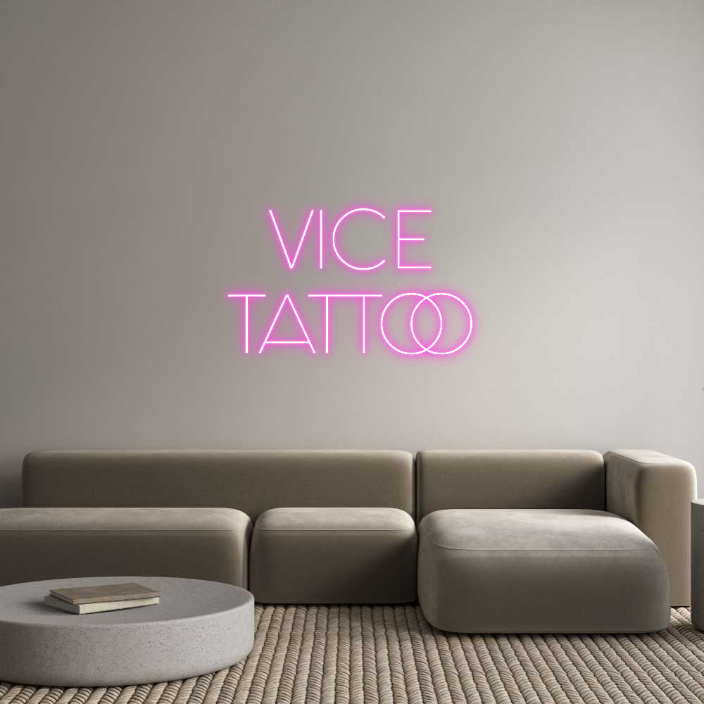 Custom Neon Sign Online Editor VICE
TATUERING