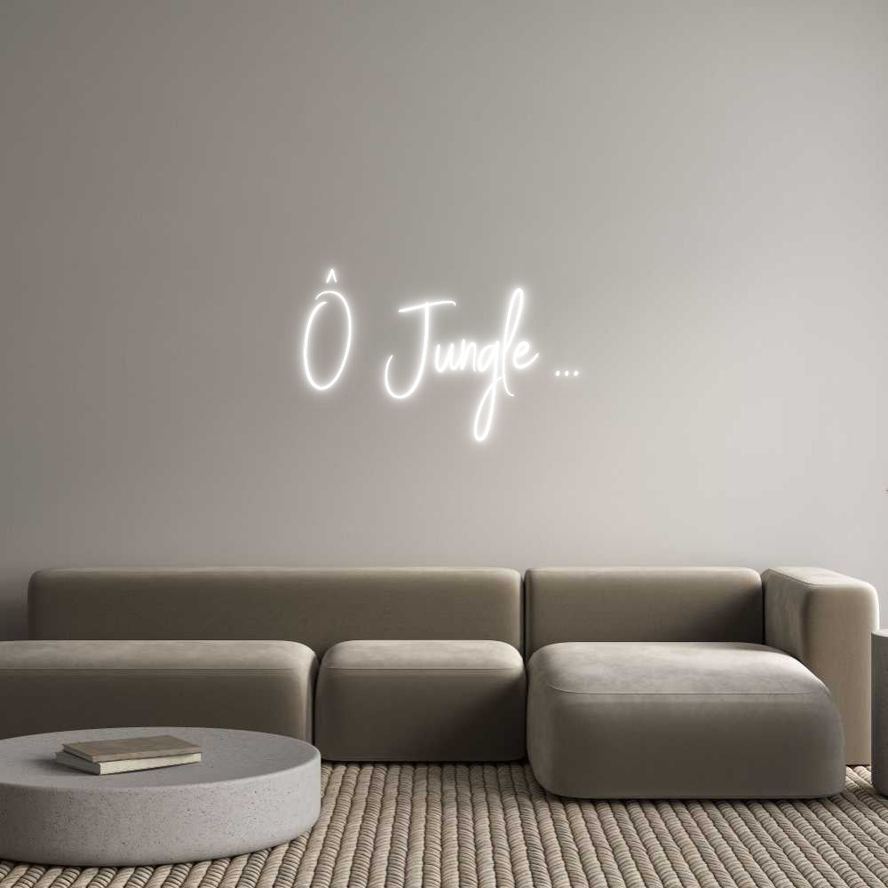 Custom Neon Sign Online Editor Ô  Jungle …
