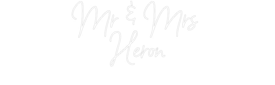 Custom Neon Sign Online Editor Mr & Mrs 
Han...
