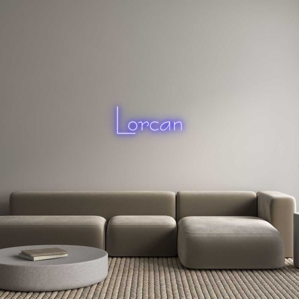 Custom Neon Sign Online Editor Lorcan