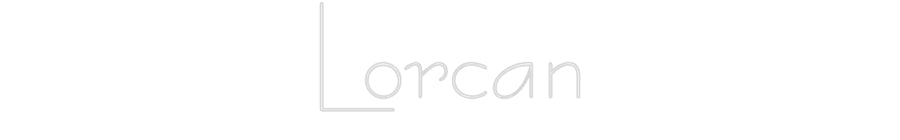 Editor en línea de letreros de neón personalizados Lorcan