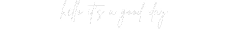 Custom Neon Sign Online Editor hello it's a ...