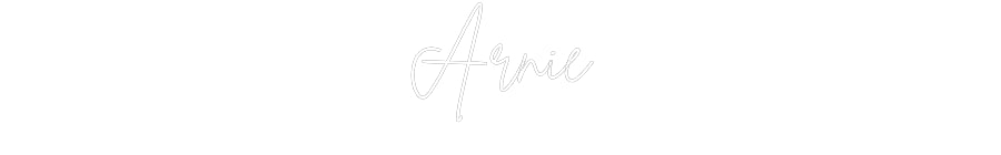 Editor on-line de letreiro de néon personalizado, Arnie