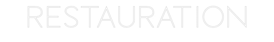 Egendefinert Neon Sign Online Editor RESTAURASJON