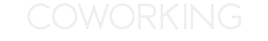 Custom Neon Sign Online Editor COWORKING