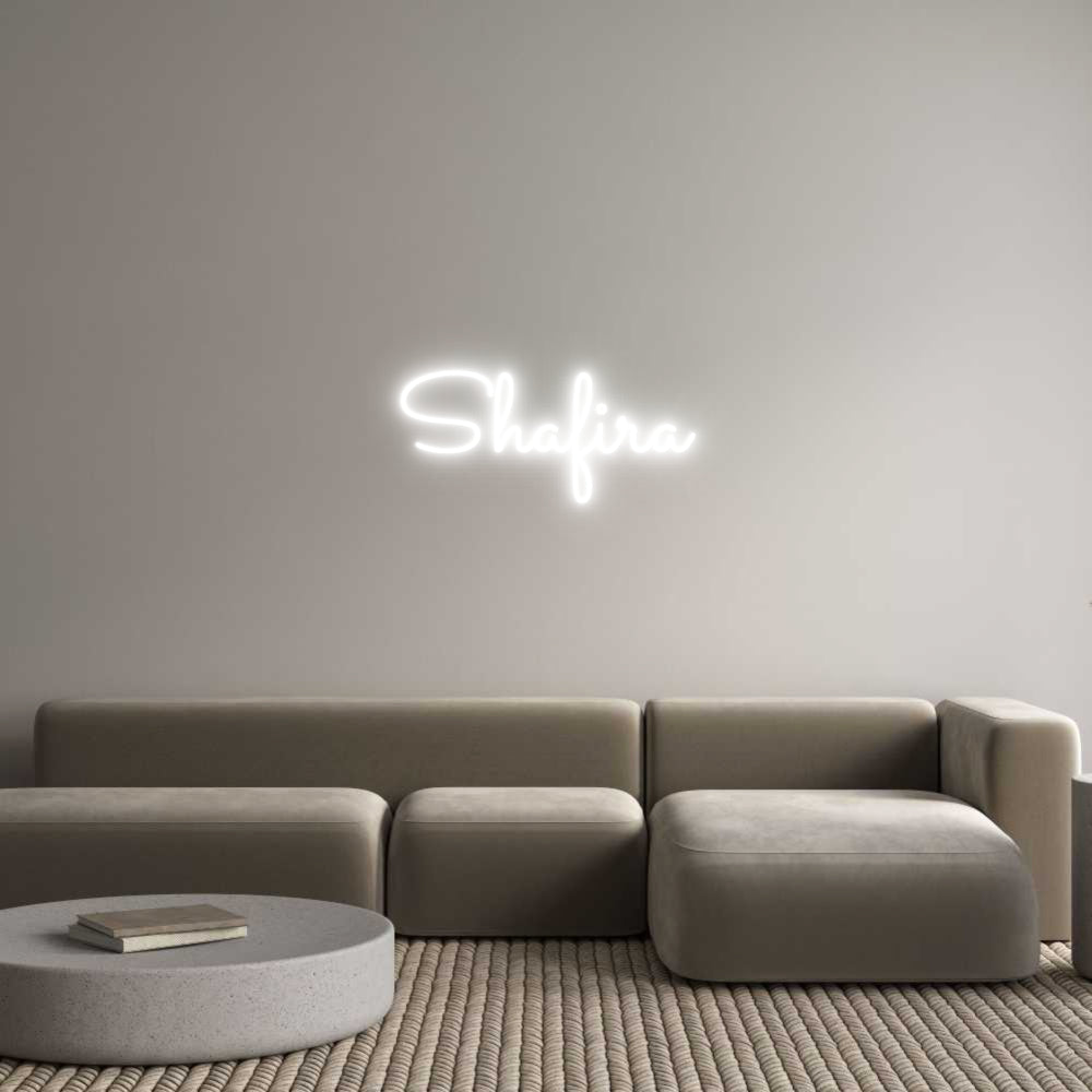 Custom Neon Sign Online Editor Shafira