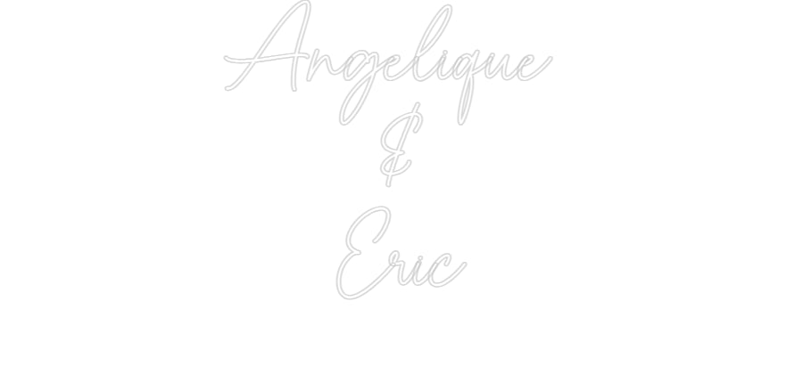 Custom Neon Sign Online Editor Angélique 
&...