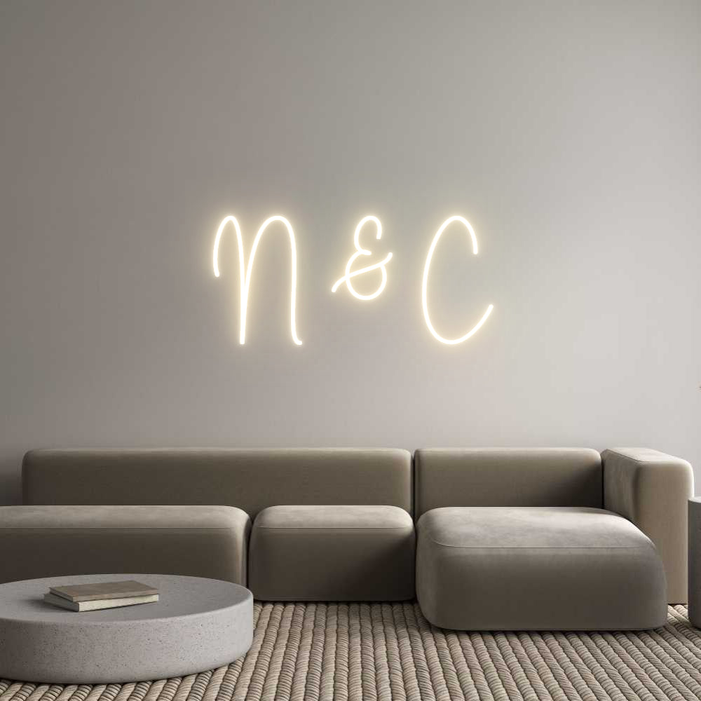 Custom Neon Sign Online Editor N & C