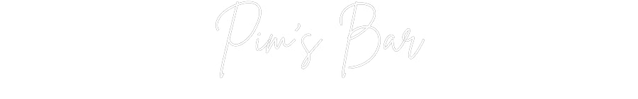 Custom Neon Sign Online Editor Pim’s Bar