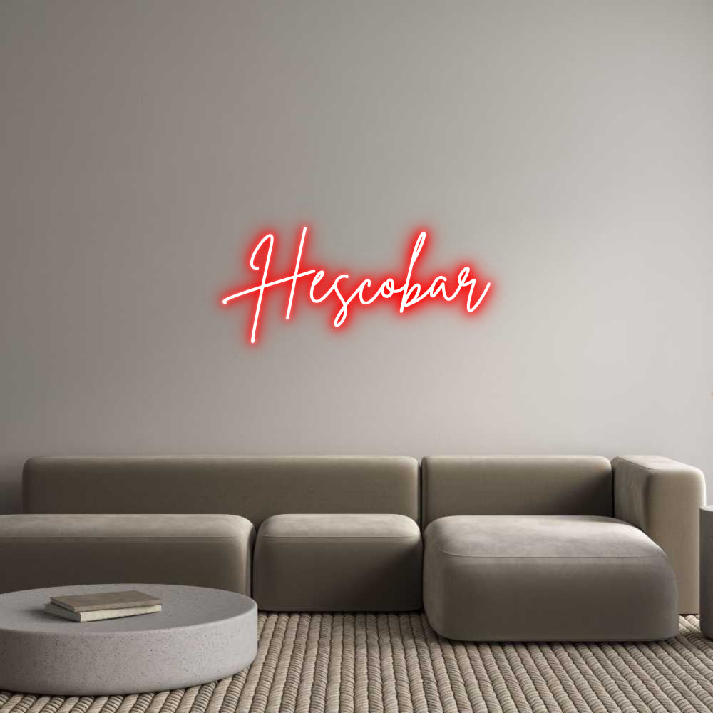 Custom Neon Sign Online Editor Hescobar
