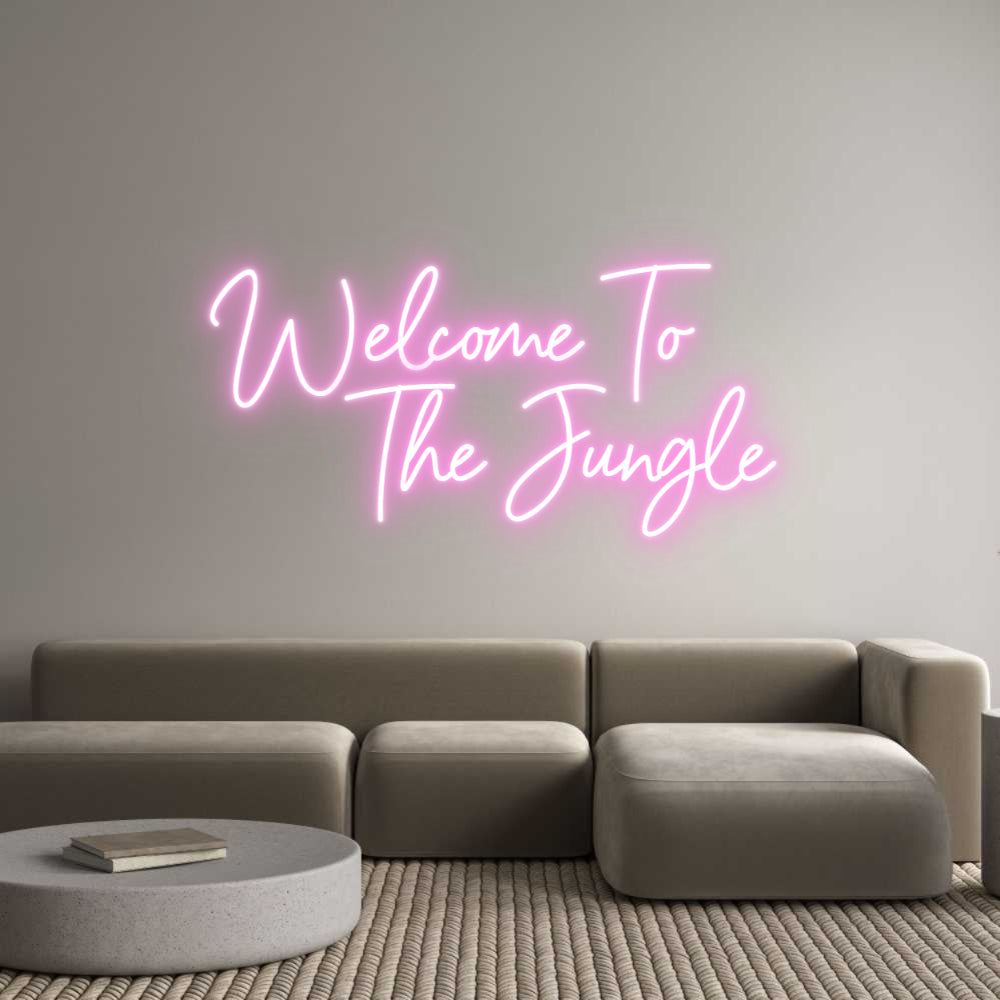 Custom Neon Sign Online Editor Welcome To
 ...