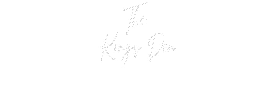 Custom Neon Sign Online Editor The 
Kings Den