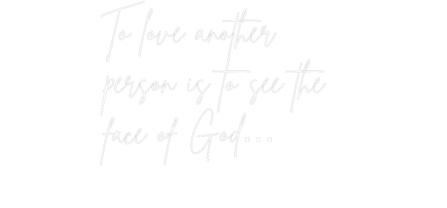 Custom Neon Sign Online Editor Att älska en annan...