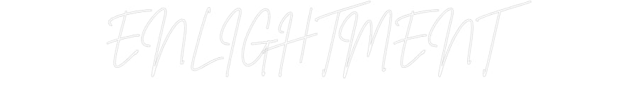 Custom Neon Sign Online Editor ENLIGHTMENT