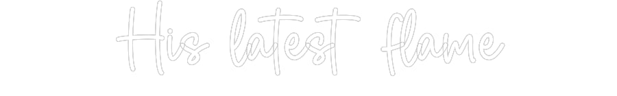 Custom Neon Sign Online Editor Hans siste fl...