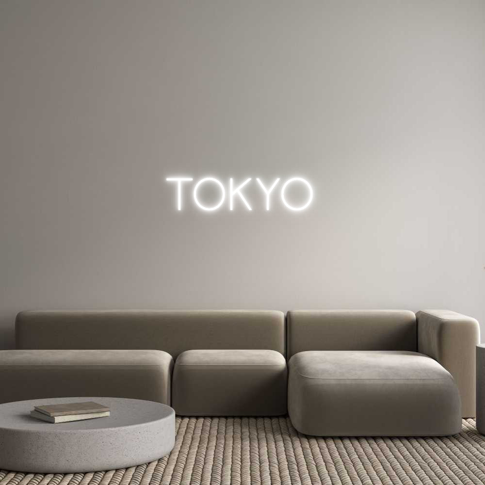 Custom Neon Sign Online Editor TOKYO