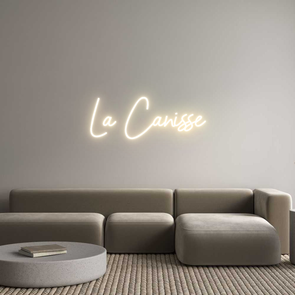 Custom Neon Sign Online Editor La Canisse