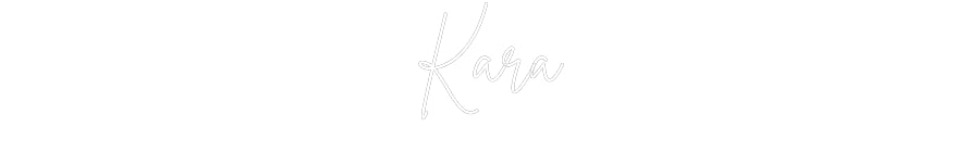 Custom Neon Sign Online Editor Kara