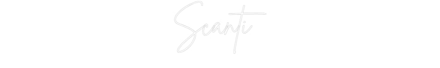 Custom Neon Sign Online Editor Scanti