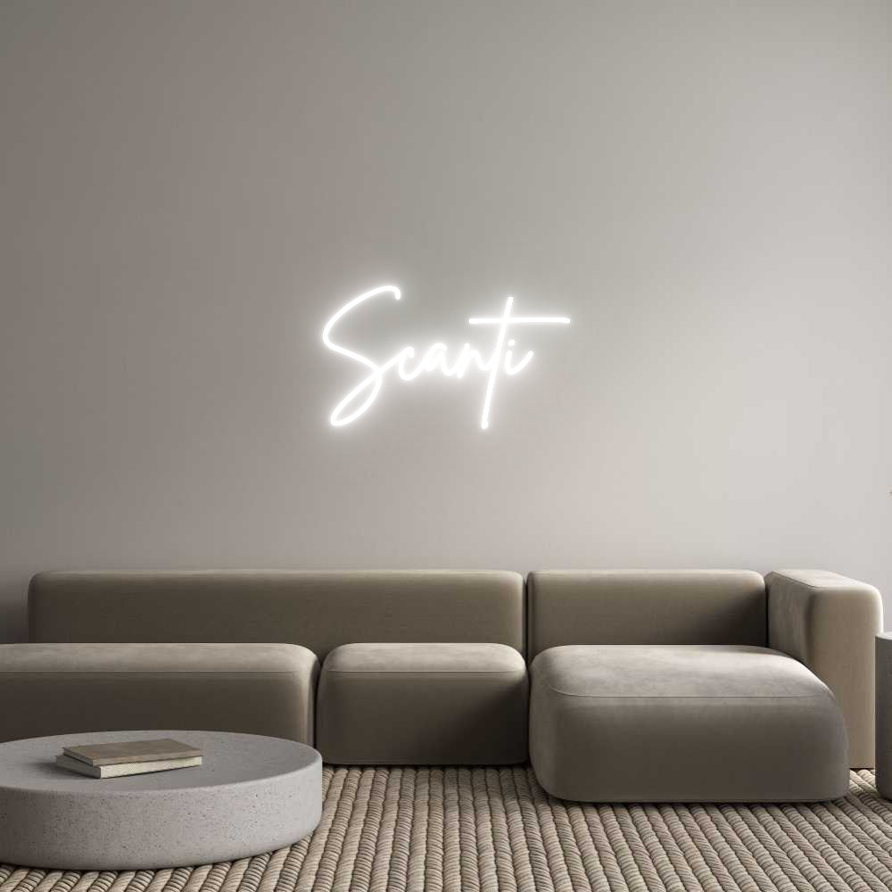Custom Neon Sign Online Editor Scanti