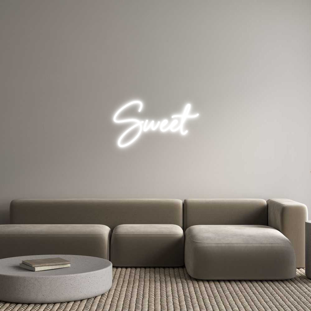 Custom Neon Sign Online Editor Sweet