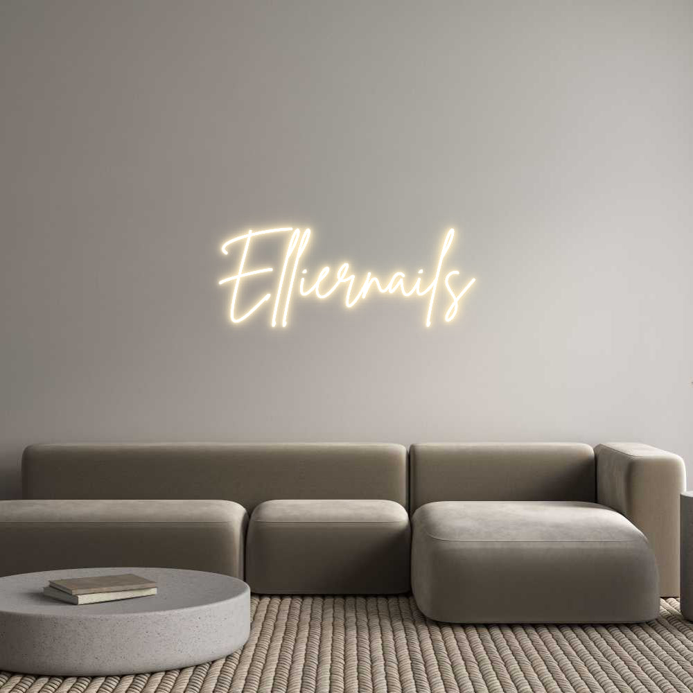 Custom Neon Sign Online Editor Elliernails