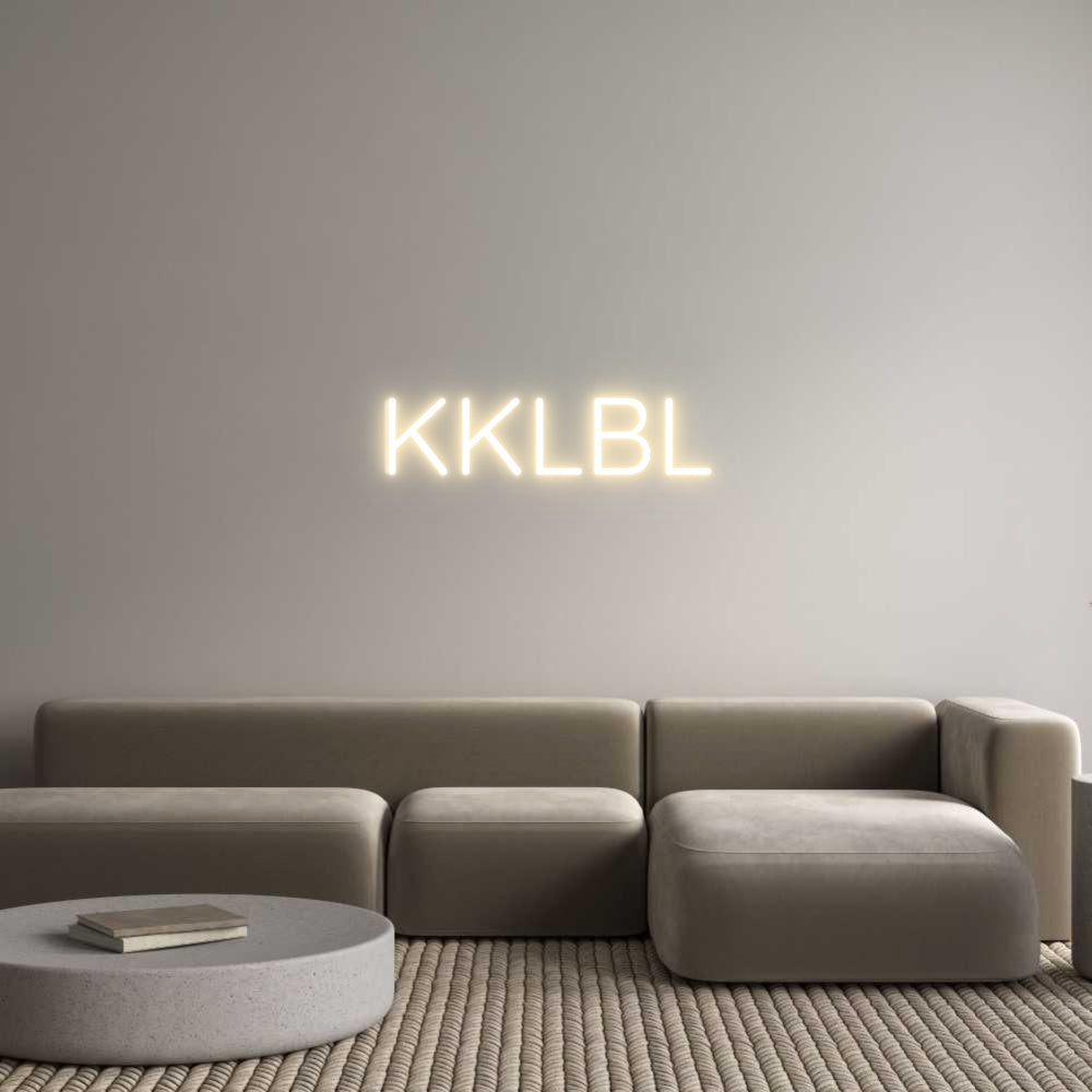 Custom Neon Sign Online Editor KKLBL
