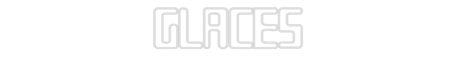Editor online di insegne al neon personalizzate GLACES