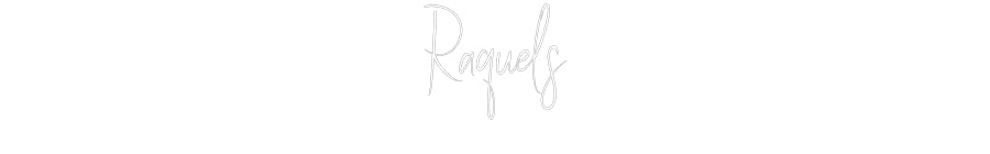 Custom Neon Sign Online Editor Raquel's
