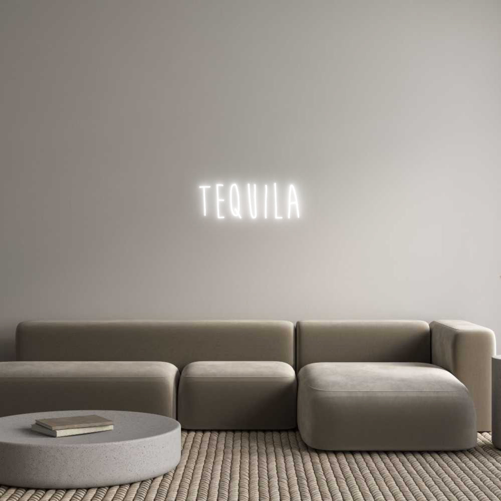 Custom Neon Sign Online Editor tequila