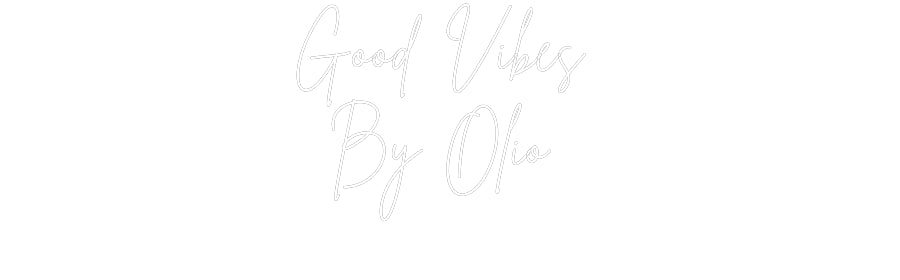 Editor online di insegne al neon personalizzate Good Vibes 
...
